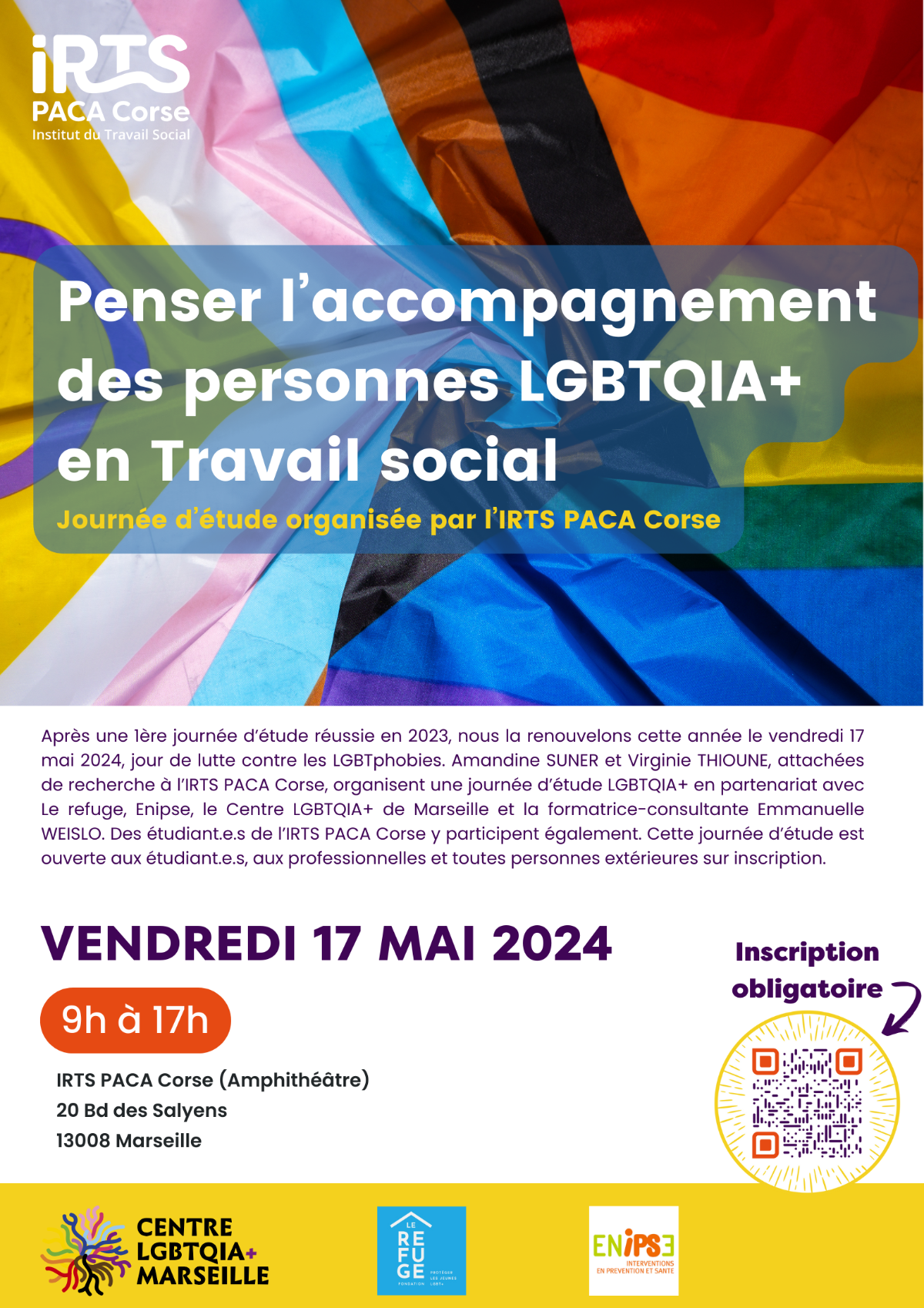 Journée d'étude : "Penser l'accompagnement des personnes LGBTQIA+ en travail social" @ Parc Chanot